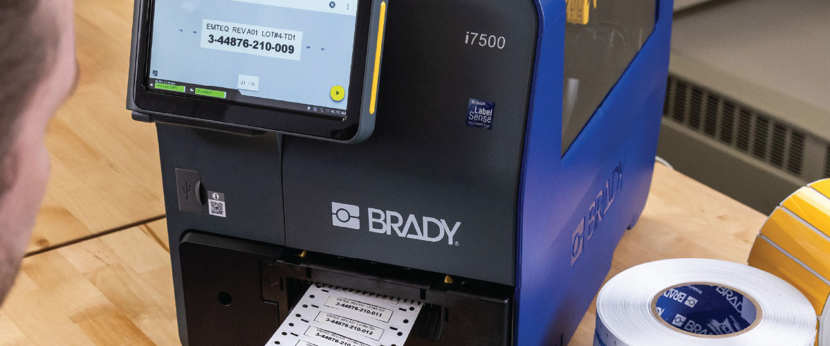 brady id label printers
