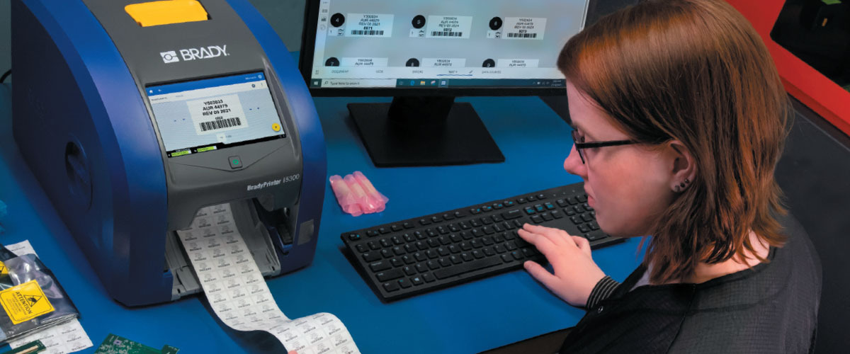 brady id label printers