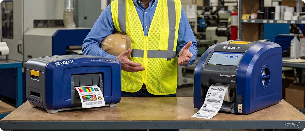 Brady S3700 vs. i5300: Two Very Different Printers for Two Very Different Brady Applications Brady S3700 vs. i5300: Two Very Different Printers for Two Very Different Brady Applications