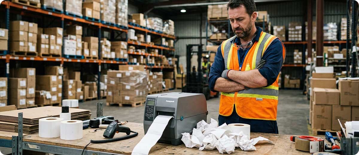 Static Electricity in the Warehouse: Why Your Printer is Freezing or Misprinting