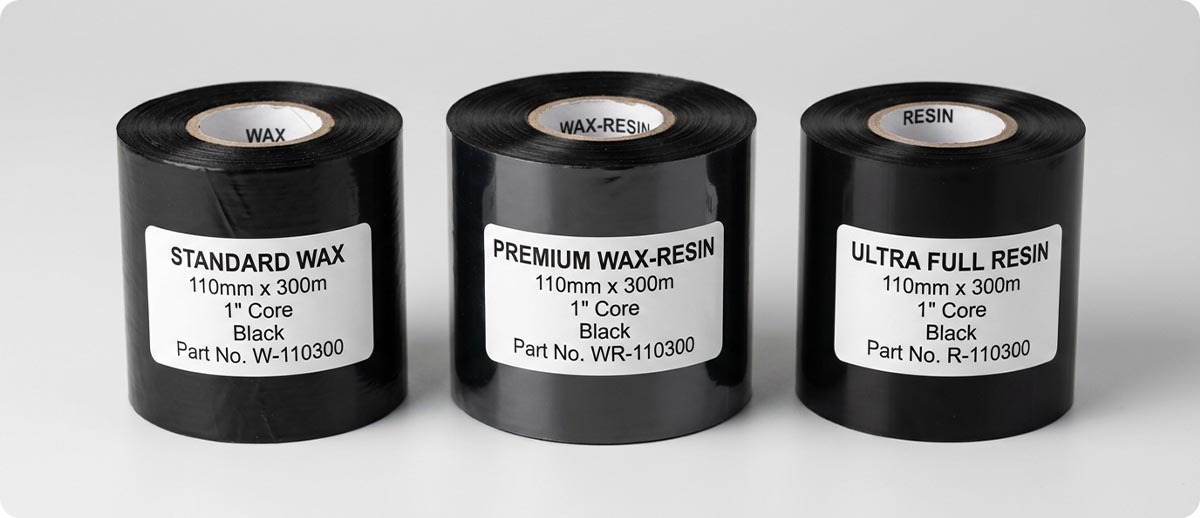 Wax vs. Wax-Resin vs. Full Resin Ribbon: How to Choose the Right Grade for Your Application Wax vs. Wax-Resin vs. Full Resin Ribbon: How to Choose the Right Grade for Your Application